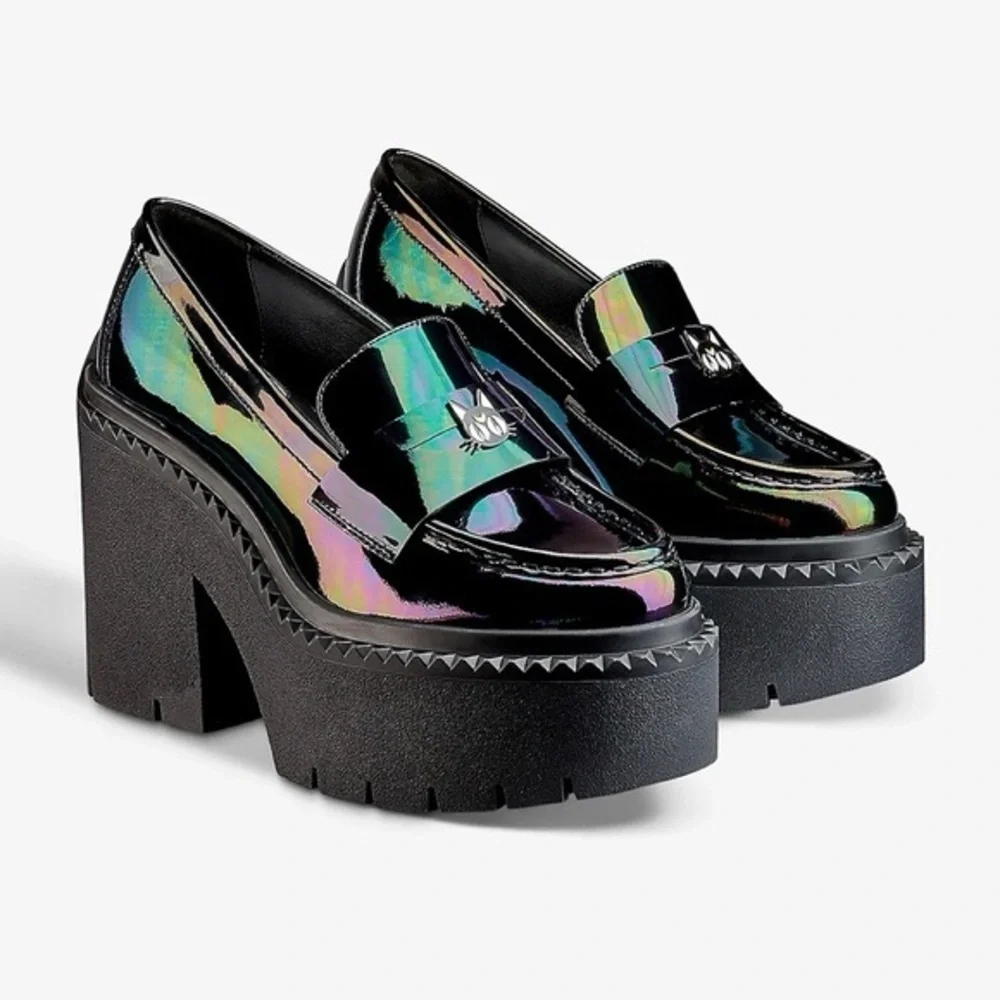 New Jimmy Choo x Sailor Moon Iridescent Luna Loafer Mary Jane
